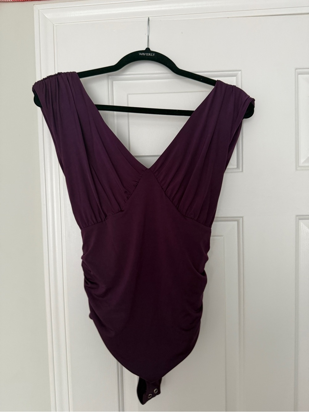 Express NWT Plum V-Neck Bodysuit